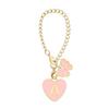 Butterfly Heart Cup & Plate Pendant with English Letter Charms