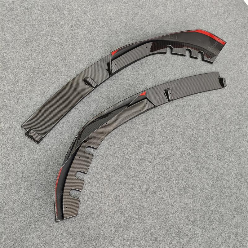 For BMW G20 G21 M-Sport 320i 330i M340i xDrive 2019-2022 ABS Body Kits Gloss Black Car Front Bumper Lip Diffuser Spoiler Tuning