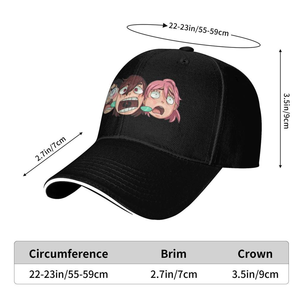 Dandadan Anime Manga Mütze Mode Lässig Baseballkappen Verstellbare Mütze Hip Hop Sommer Unisex Baseballkappen Mehrfarbig