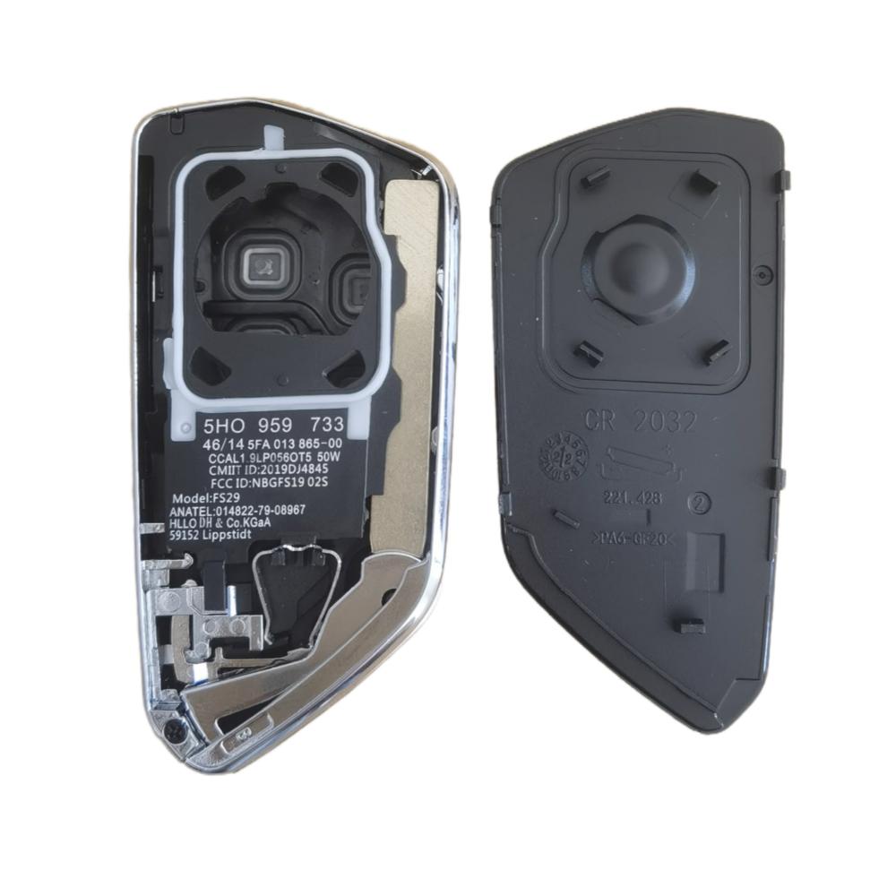 BST1 Car Ashtray 3/5Buttons Remote Control Key Shell For Volkswagen Golf 8 For VW Smart Card Case KD HZ25 ZA25 ZB25 Remote Control Ke Ib2