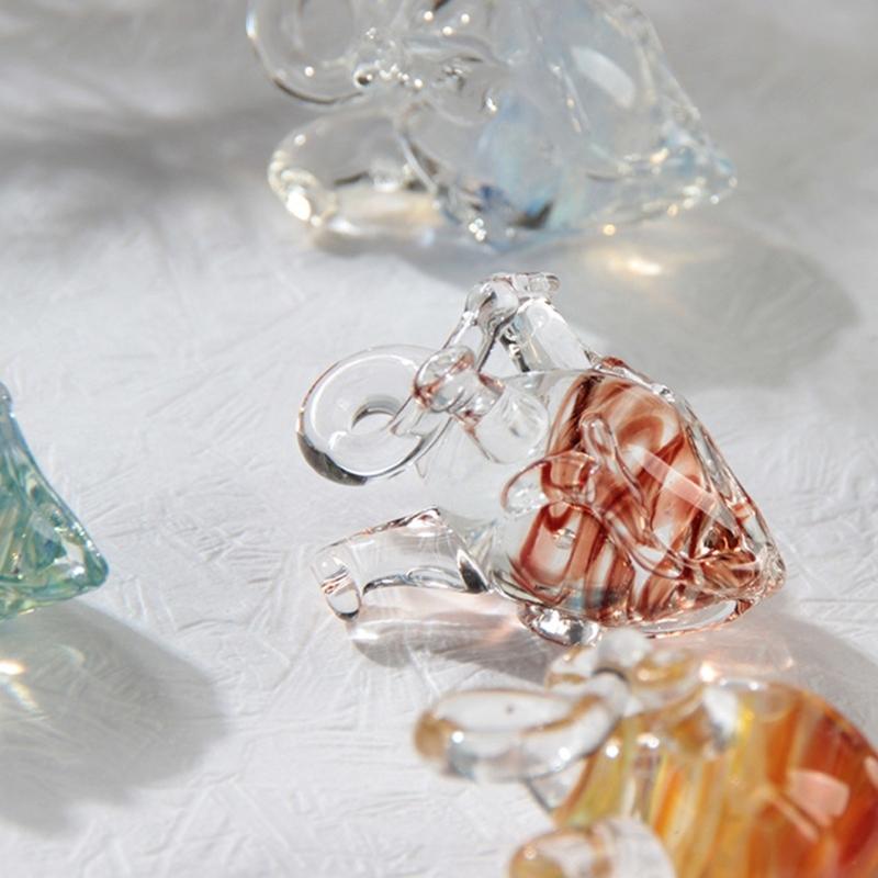 Hantverksmässigt Tillverkat Glas Hjärta Smycke Halsband Silverkedja Halsband Handgjord Unik Alla Hjärtans Dag Gåva Till Henne