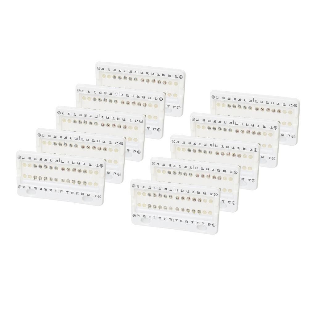 200pcs Teeth Brackets Braces 0.018inch Bondable 345 Hooks Tooth Roth Bracket for Clinic