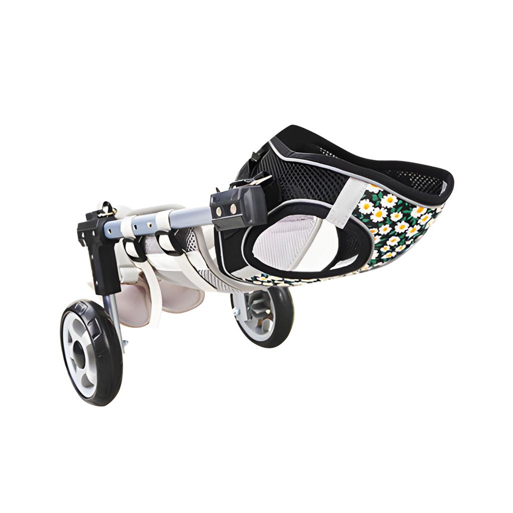Lightweight Adjustable Pet Wheelchair Two Wheel Mobility Support For Disabled Dog Various Size Option