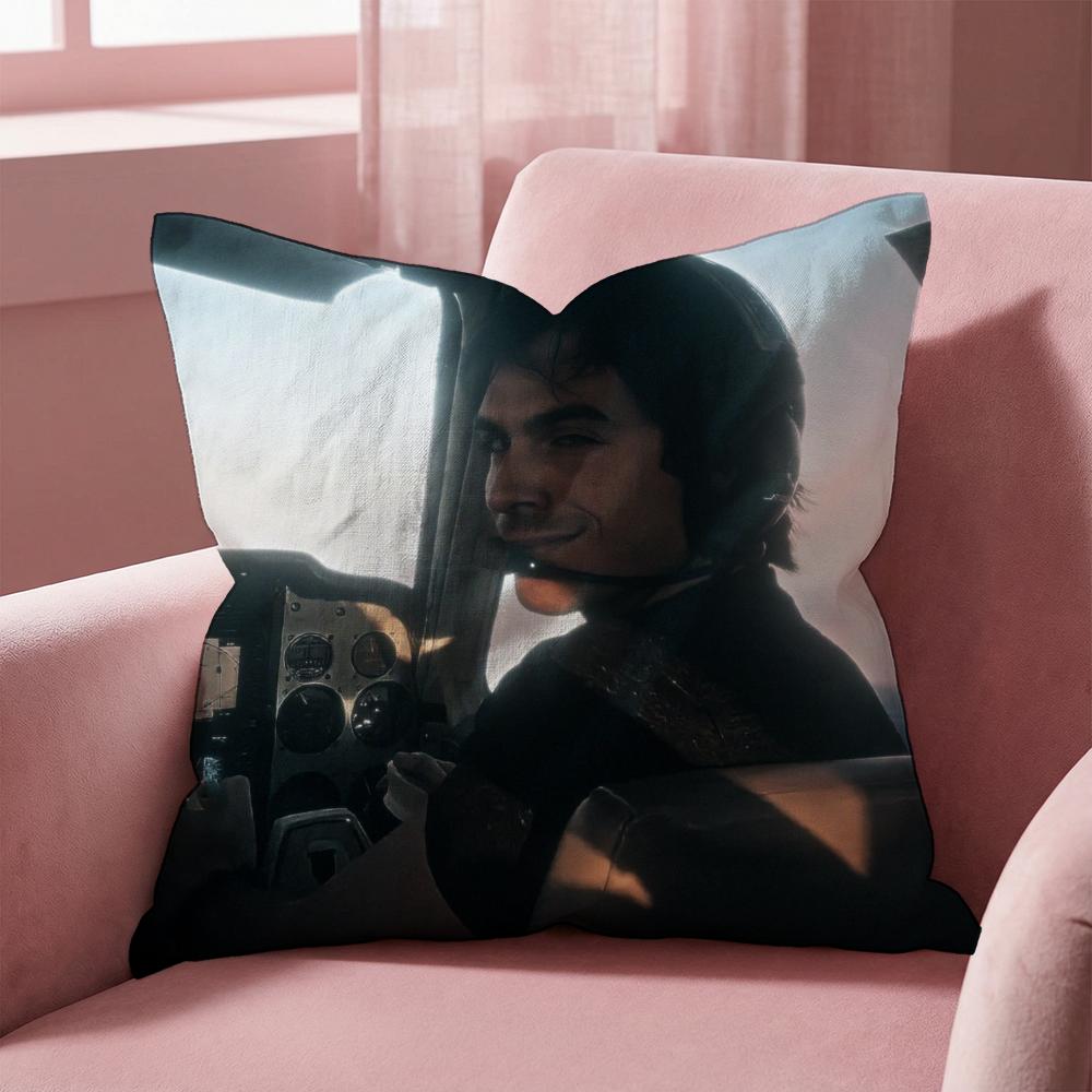 Federa Cuscino Damon Salvatore Copricuscino Multi-Scena per Casa e Auto - Reversibile, Morbida e Resistente per l'Uso Quotidiano