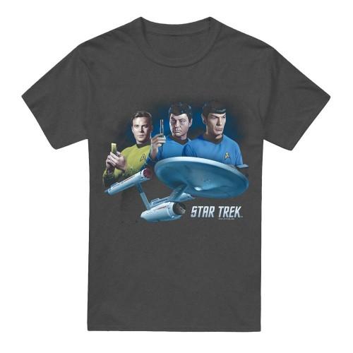STAR TREK Unisex Adult Hand Three T-Shirt