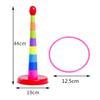 Throwing Ferrule Toys Parent Child Rainbow Rings Toys Cross Five Ring Ferrule Toy Sport Educational Toys for Children
