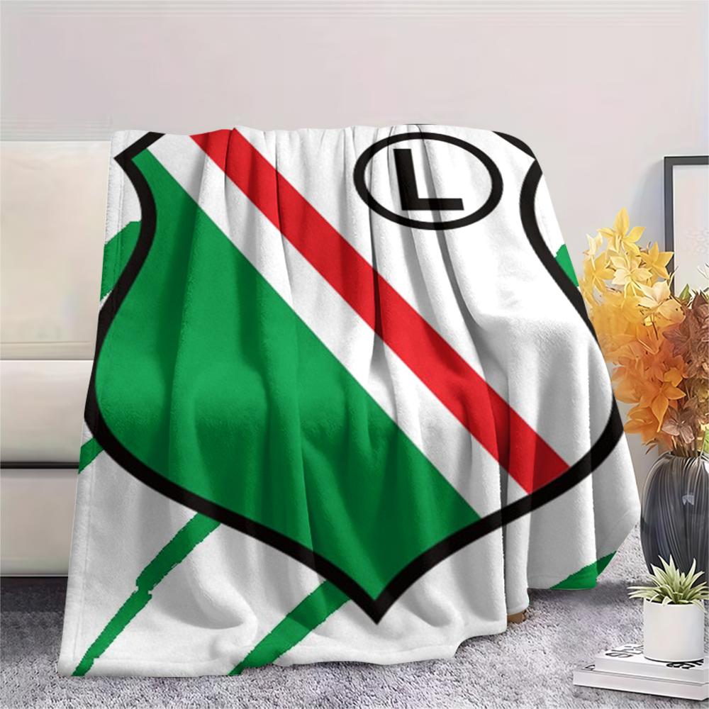 1pc Legia Warsaw Print Flannel Blanket, High quality Comfortable for All Seasons, Home Decor, Warmth and Comfort, Perfect for Christmas Gifts68