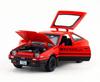 New Initial 128 D Toyota Trueno Ae86 Diecast Model Car Toy Soundlight Gift