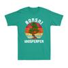 Bonsai Tree Funny Japanese Bonsai Tree Whisperer Vintage Sunset Unisexs TShirt