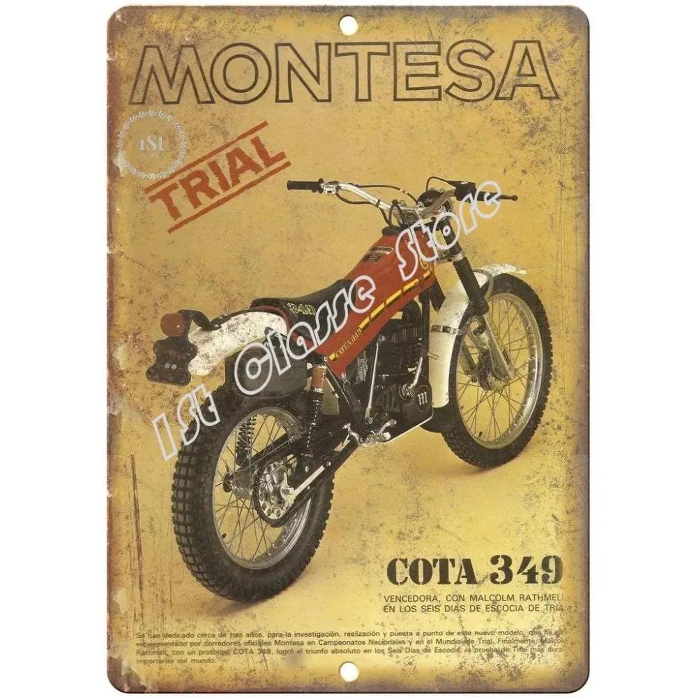 

Montesa Trail Bike COTA Tin Wall Sign Metal Plaque Art Decor for Bar 20x30cm（7.8x11.8inch）