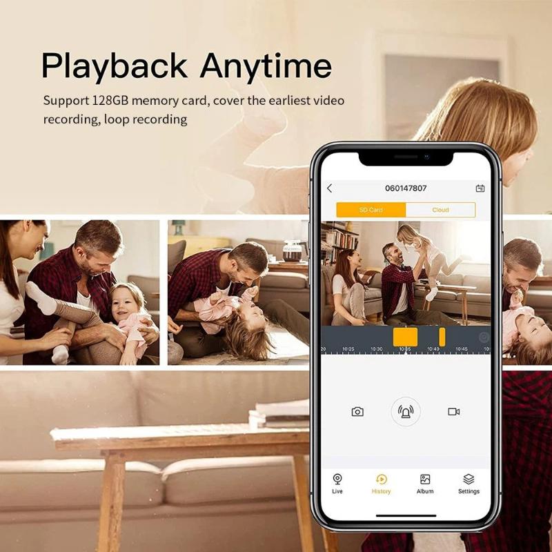 1080P HD WIFI Camera, Indoor Security Camera, Night Vision, Two-Way Audio, Human Detection, Security Camera