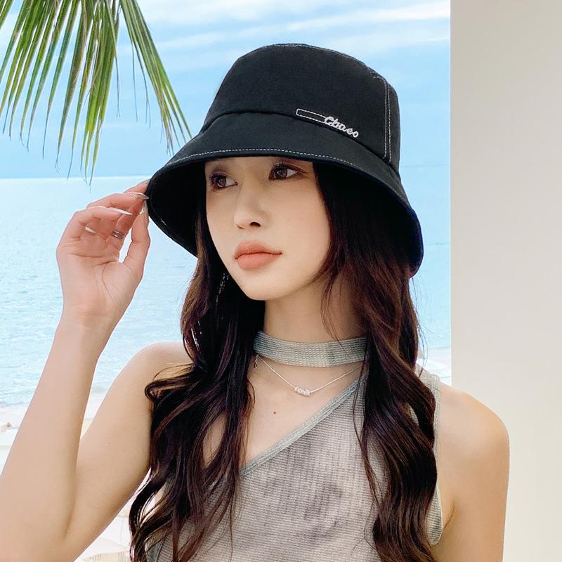 

Шляпа женская солнцезащитная шляпа-ведро летняя защита от УФ-лучей солнцезащитная шляпа детская показывает лицо маленькая отпускная ветрозащитная шляпа-ведро average size