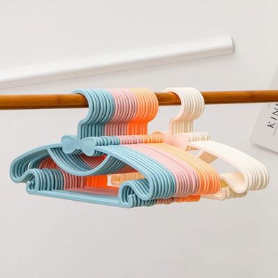 10Pcs Hangers Coats Storage Hanger Closet Organizer Clothes Hanger Racks Portable Display Plastic Hangers Home
