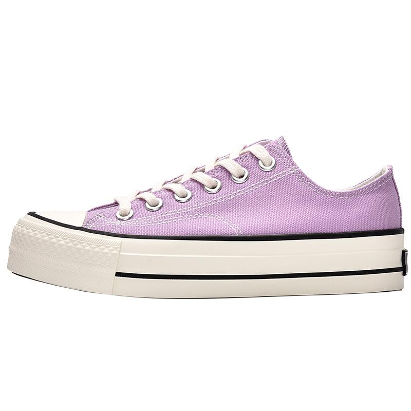 Platform Canvas Shoes Women's Muffin Shoes Heightening Board Shoes 5615 New Color