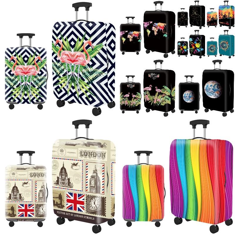 High Elasticity Thickened Dustproof Luggage Protector For Suitcases Protect Your Luggage In Style!