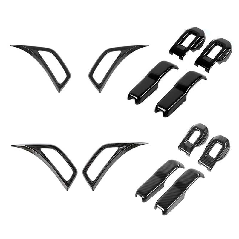 Car Hood Ornament Fender Air Vent Decoration Protective Cover For Jeep Wrangler JL JT Gladiator 2018 Up Car Exterior Accessories