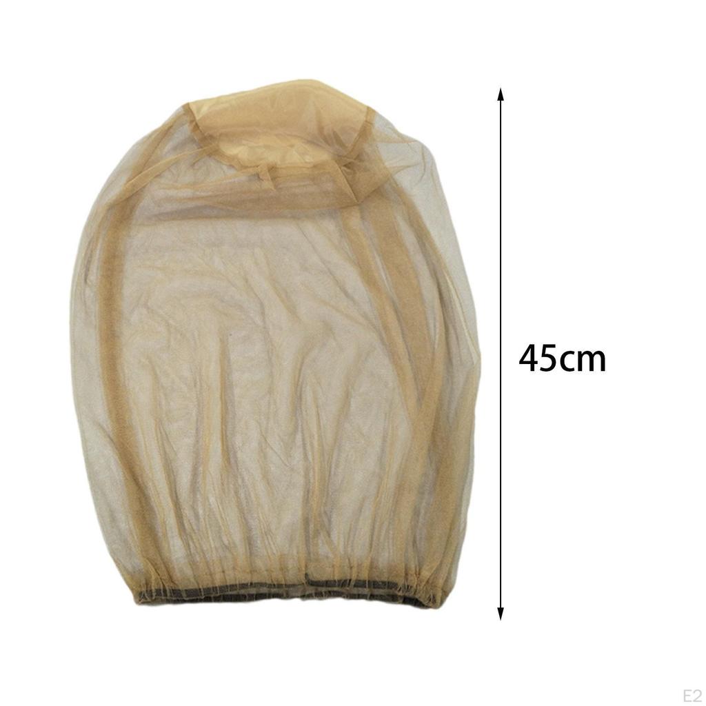 5 Pieces Head Net Cover Comfortable Breathable Fishing Cap for Climbing Hiking