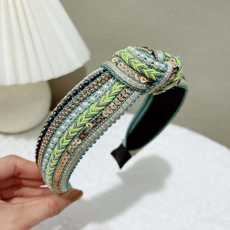 Luxury Fabric Knot Headbands For Women Girls Head Bands Fashion Hairbands Female Wash Face Hair bands Hoop Hair Accessories