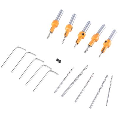 Countersink Drill Bit Set Counter Sink Drill Bit for Wood with Wrenches Woodworking Countersink Bit for Wood Plate