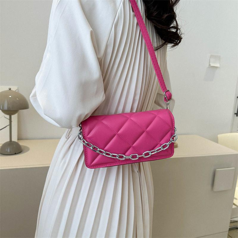 Chic Trendy Small Square Crossbody Bag 2023 Summer Fashion Pu Shoulder Bag For Women
