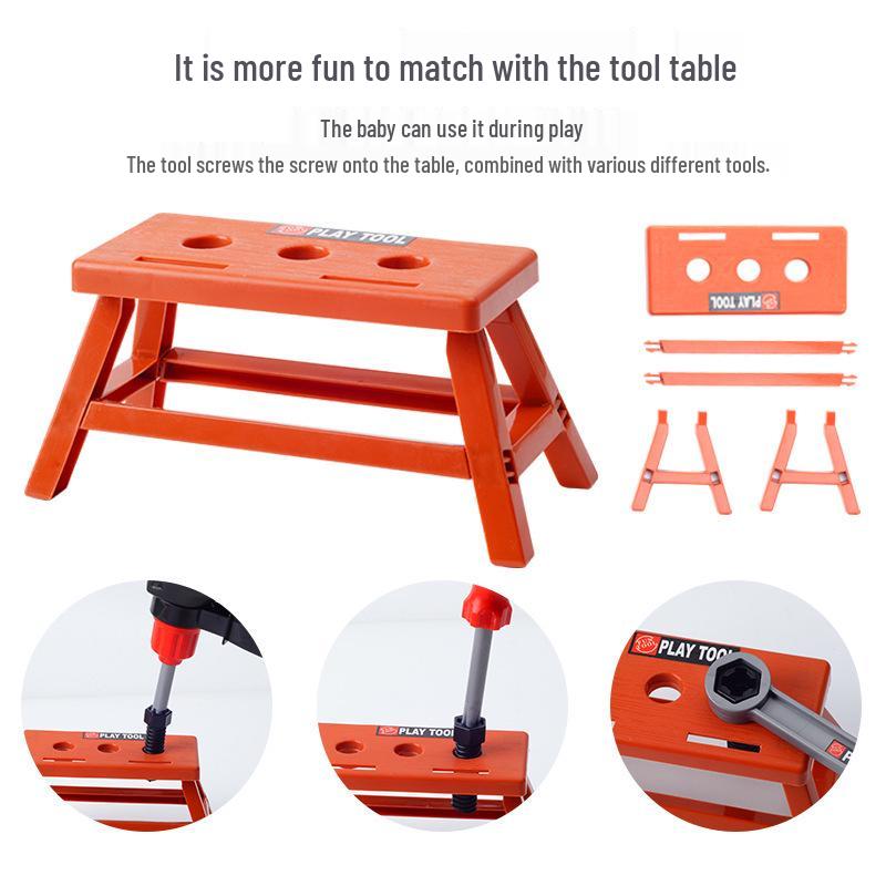 Kids' Play Tool Set: Electric Drill, Saw & Screwdriver for Repair Simulation