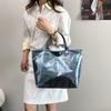 High End New Arrival Women Fashion Handbag Large Capacity Multifunctional Tote Bucket Bag Casual Commute Versatile Laser PVC Bag