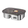 Shidejia 4900ML 304 Stainless Steel Microwaveable Bento Box Set