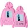 Karol G Albüm No Me Arrepiento De Sentir Tanto Baskılı Kapüşonlu Sweatshirt Erkek Kadın Moda Kazak Kışlık Bol Günlük Kapüşonlular
