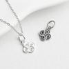 S925 Sterling Silver Chinese Copper Coin Pendant for DIY Crystal Bracelet and Necklace Accessories