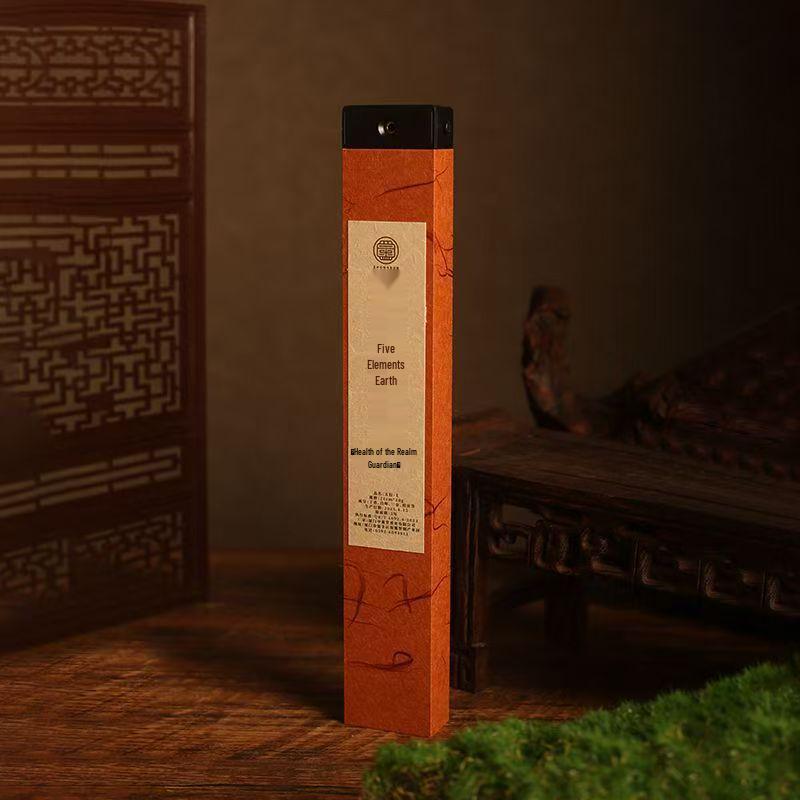 Five Elements Earth Incense Sticks: Medicinal Aroma with Gold, Wood, Water, Fire, Earth Notes
