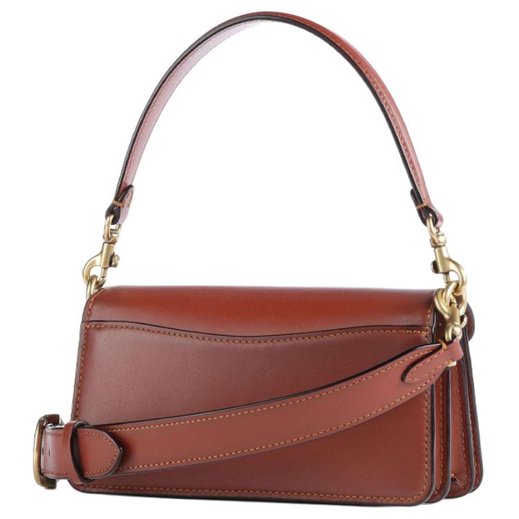 Coach Tabby 20 Classico Stampa Monogramma Chiusura a Bottone in Metallo con Logo a C Tela Rivestita e Pelle di Vitello Borsa a Mano a Spalla Crossbody Piccola CM569-B4NQ4