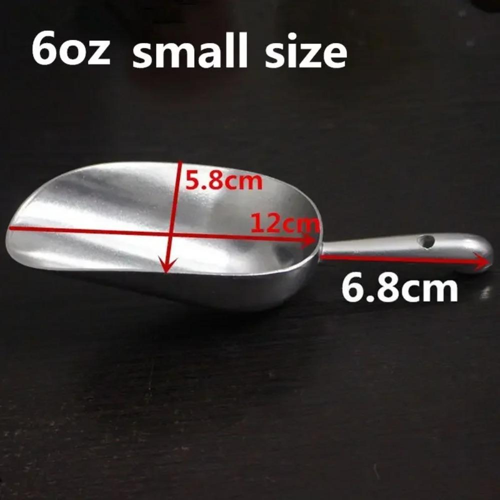 

Алюминиевый совок для льда Лопата для сухих продуктов Барный совок для льда 6/12/24/38 унций