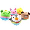 Puppy Cartoon Animals Bear Rabbit Plush Doll Cat Dog Biting Vocal Toy Pet Supply