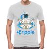 Ripple XRP Coin Crypto T Shirt Men Cotton Print T-shirt Funny Tshirt Astronaut Cryptocurrency Tees Harajuku Streetwear