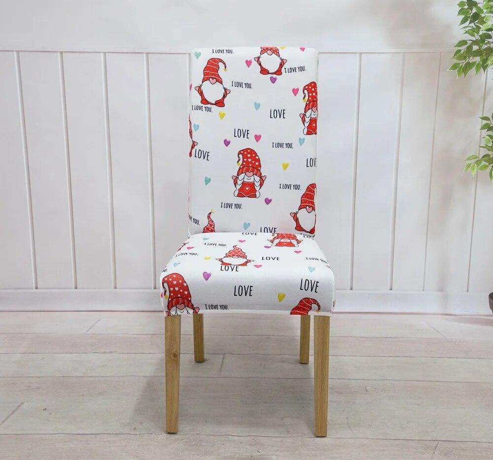 Elastic Dining Chair Cover Home Wedding Chair Cushion Removable Slipcovers Protector Anti-Dust Furniture Decor For Banquet Party