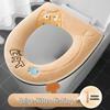 Waterproof Cute 4-Season Toilet Seat Cushion with Zipper
