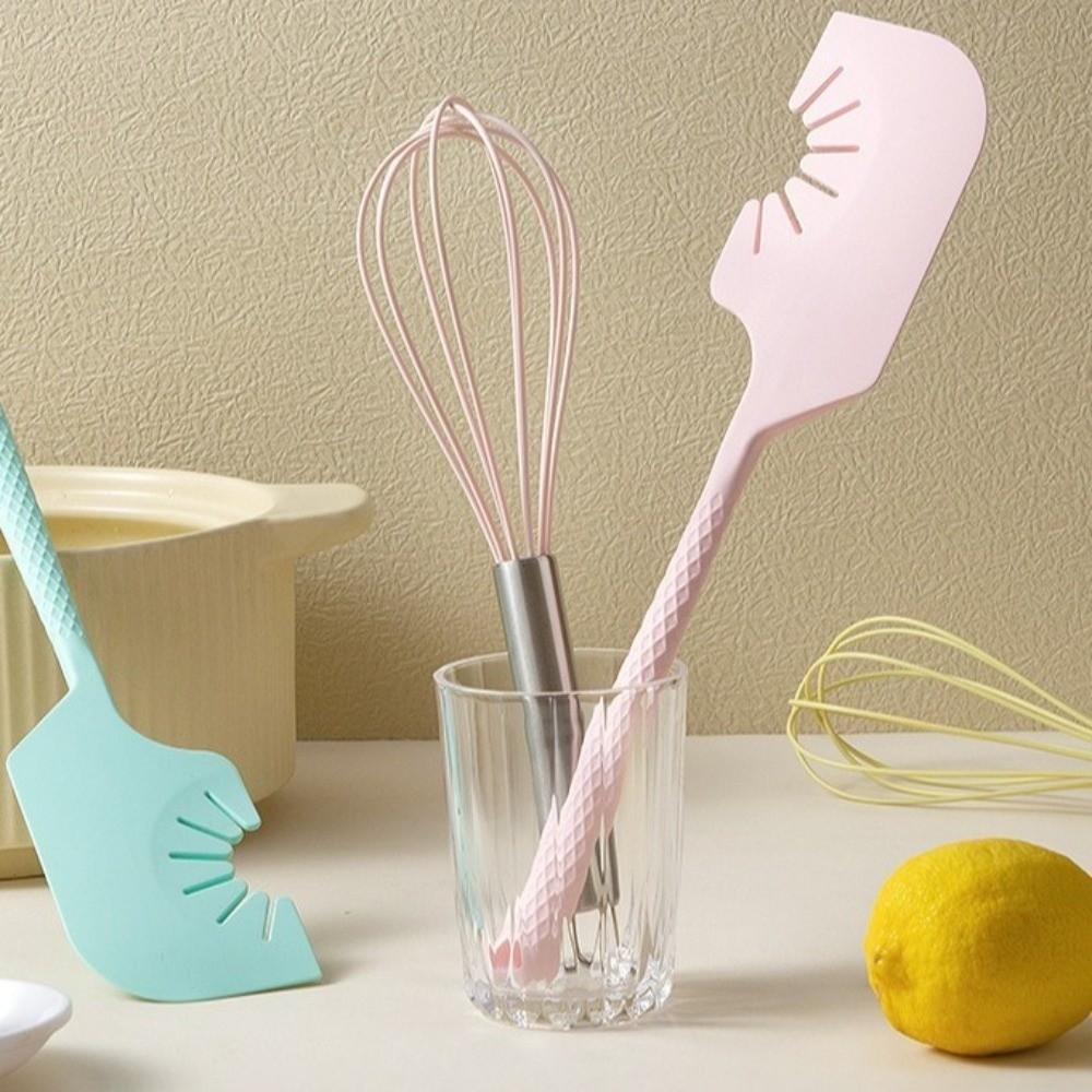 Hanging Silicone Scraper Food Grade Cream Scraper Convenient Egg Beater  Kitchen Use