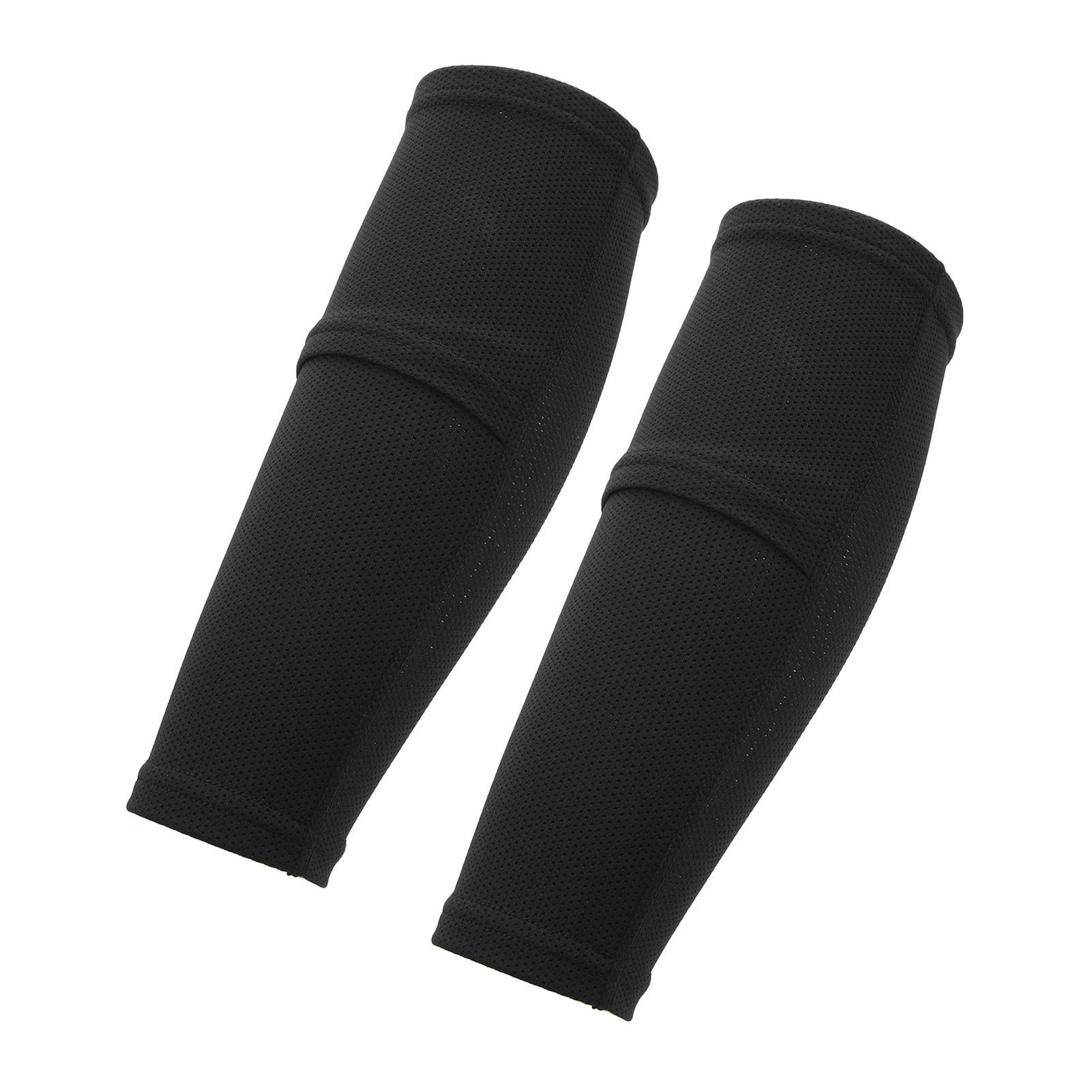 

1 Pair Shin Guard Sleeves Shin Pad Socks Breathable Sports Accessory for Soccer Football L