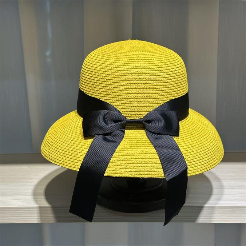 

Summer straw hat French elegant outdoor beach travel anti-ultraviolet women s straw hat sombrero beach accessories M55-58cm