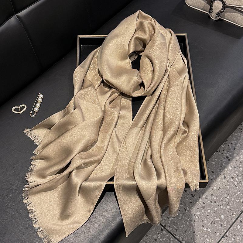 200*70cm Damen Weiche Pashmina Floral Schal Wickeltuch mit Fransen