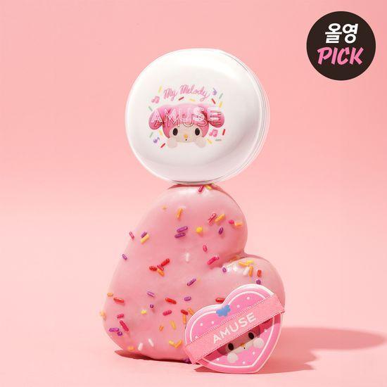 AMUSE Ceramic Skin Perfector Cushion Limited Edition (+My Melody Refill + Character Seal + Cuckoo Sticker)