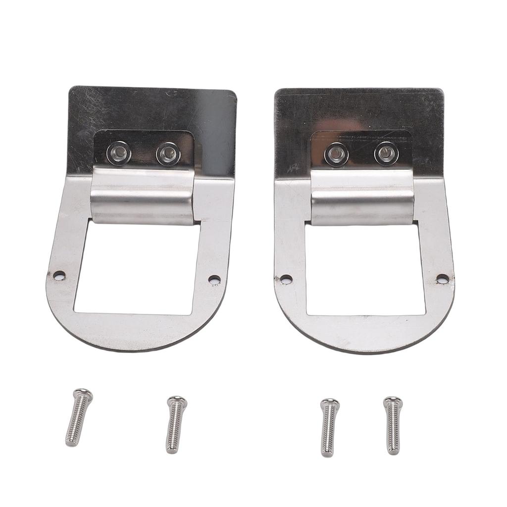 2pcs Watermelon Light Under Glow Frame Bracket Polished Stainless Steel Watermelon Light Clamp Mount Universal for