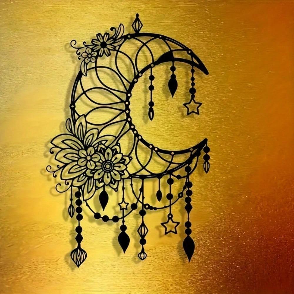 Metal Wall Art for Living Room Modern Home Decor Indoor Sculpture Replica