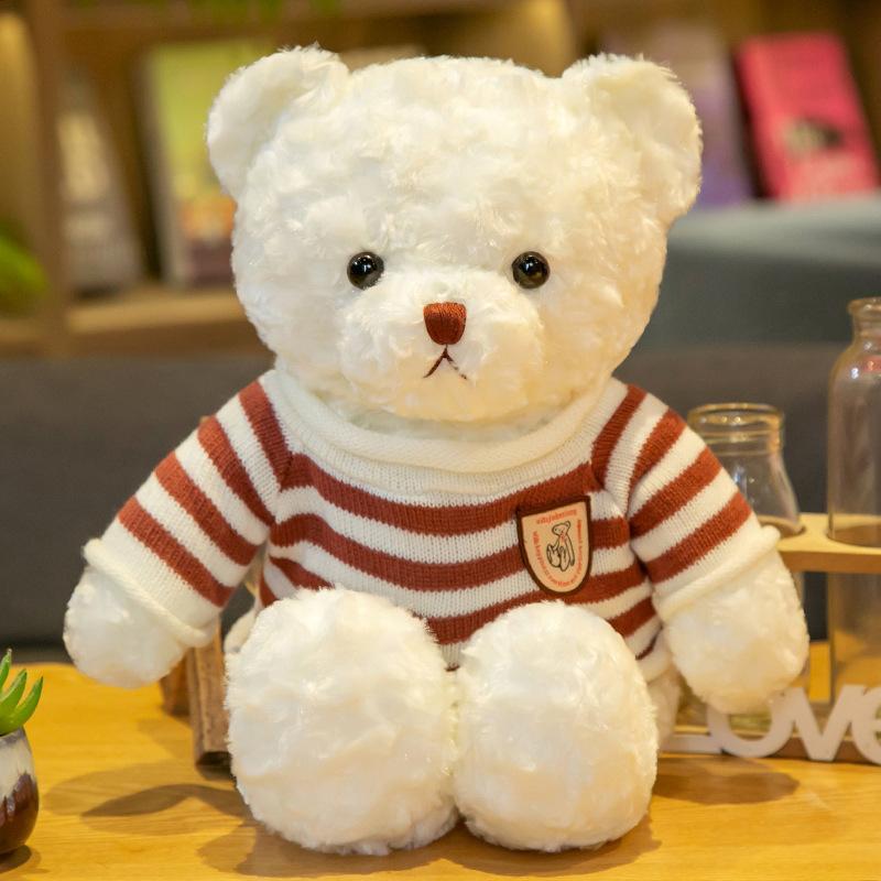 Sweater Bear Doll Clothing Teddy Bear Plush Toy Children's Ragdoll Grabbing Machine Doll Flower Shop Gift