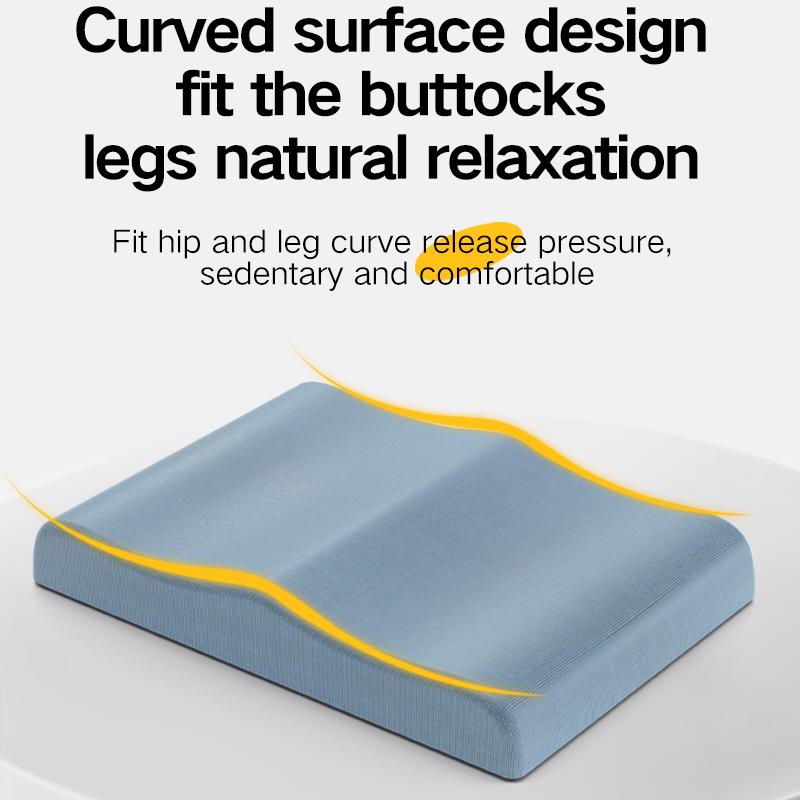 Memory Cotton Seat Cushion Home Office Chair Seat Cushion Student Butt Cushion Slow Rebound Chair Seat Cushion Core