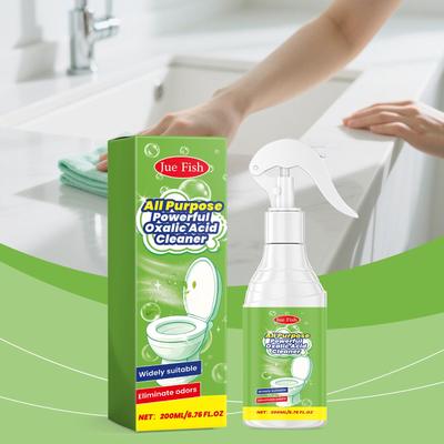 Jue Fish Mehrzweck-Haushaltsreinigungsspray, Tiefenreiniger für Bad und Küche, Haushaltsflecken- und Ölentferner 200ml