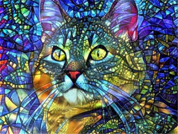 5d Diamond Painting Pes DIY Mozaika Zvíře Plný Kulatý Čtverec Diamantové vyšívání Křížkový steh Kamínky Obrázky Nástěnné umění