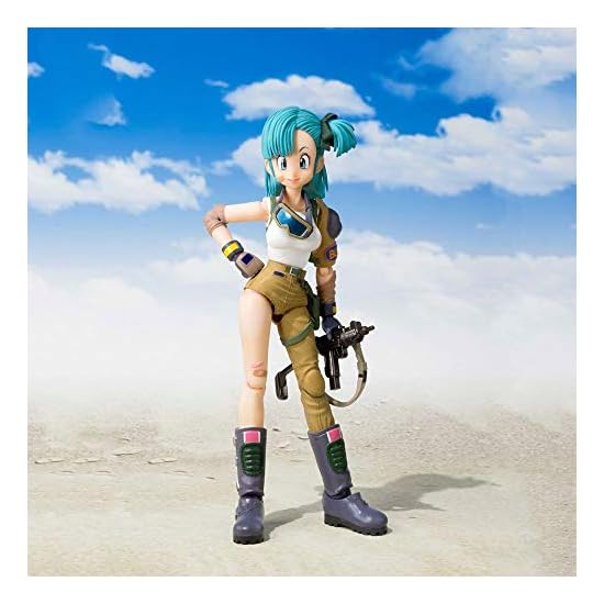 Figura de acción de Bulma de SHFiguarts "Dragon Ball" (Exclusivo de la Tienda Web Tamashii)