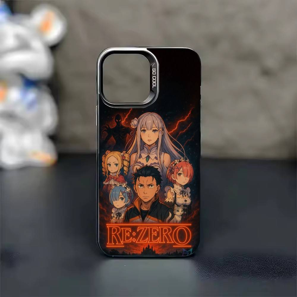 

Re Z-ZERO Starting Life in Another World Phone Case Color Silver Shell For IPhone 17 16 15 14 13 12 11 Pro Max Plus iPhone11PROMAX