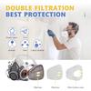 50 Pieces Of Respirator Filter Cotton, 5N11 Replaceable Particulate Filter Cotton, Suitable For Gas Respirators 6000, 6100, 6200, 6800, 7501,7502